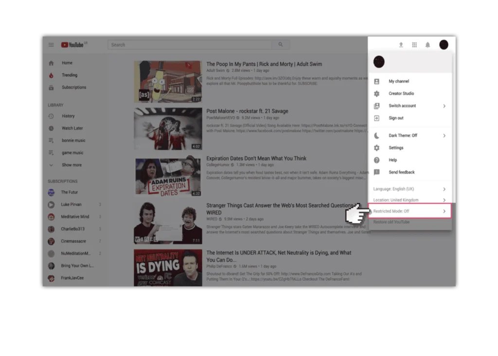 youtube-restricted-mode-step-4